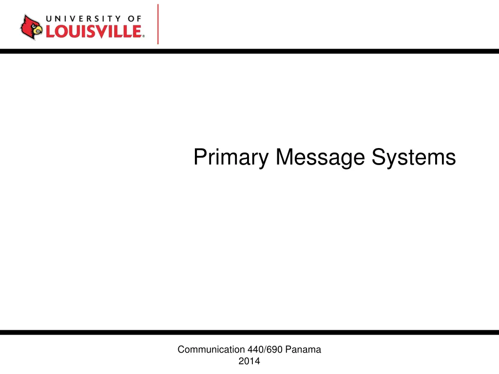 primary message systems