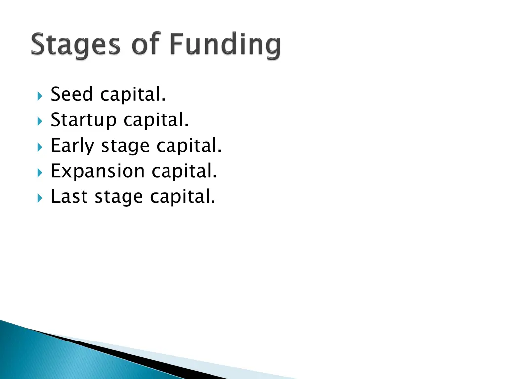 seed capital startup capital early stage capital