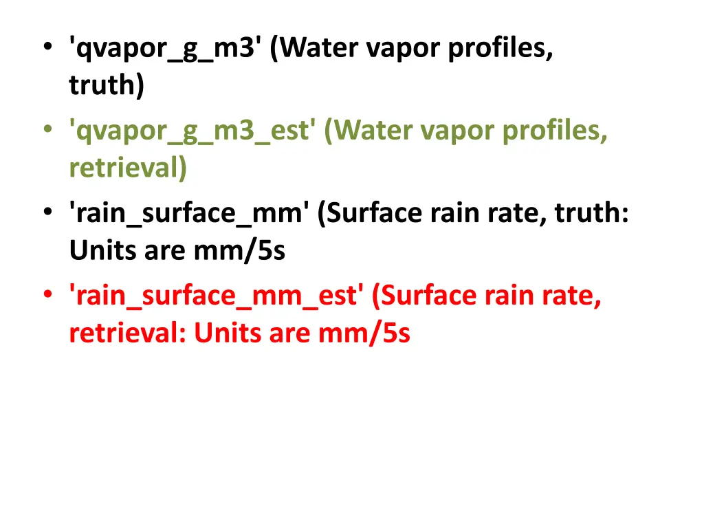 qvapor g m3 water vapor profiles truth qvapor