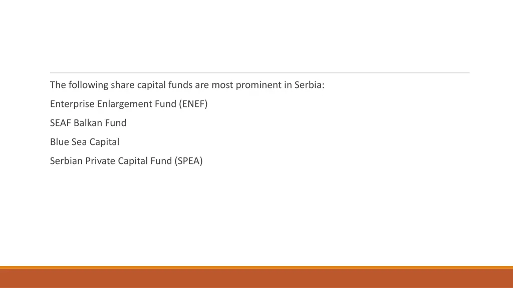 the following share capital funds are most