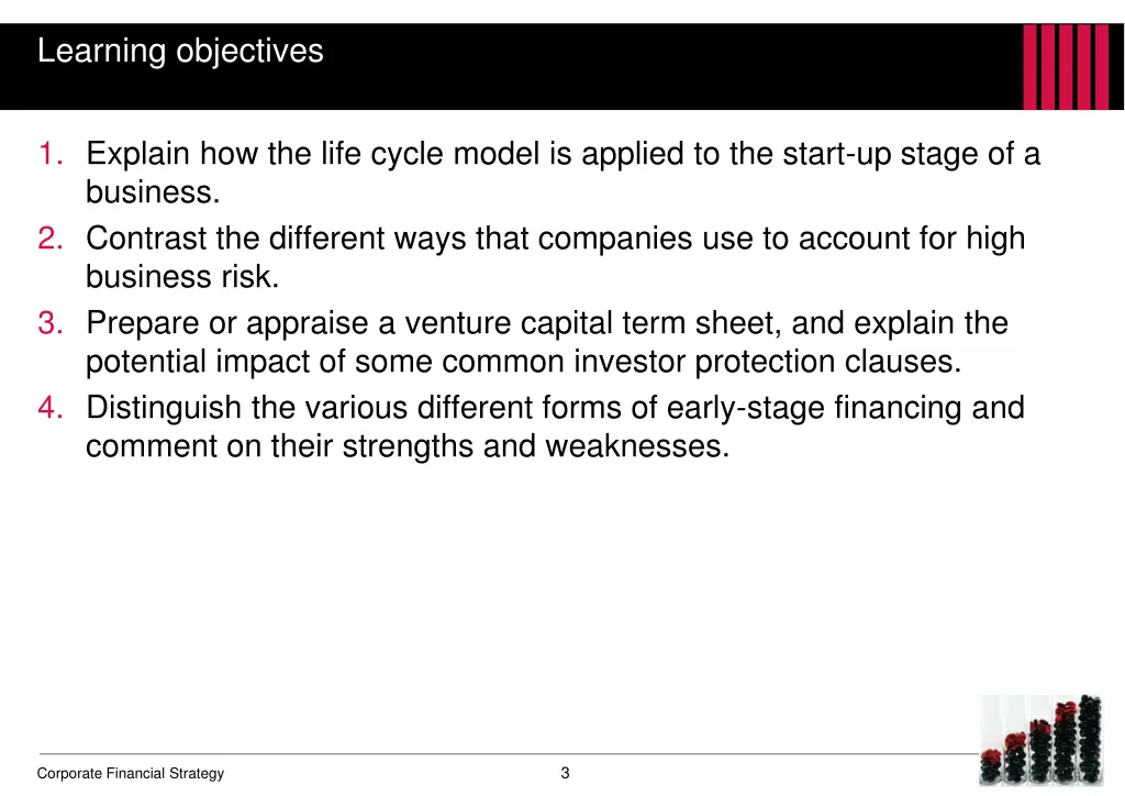 learning objectives