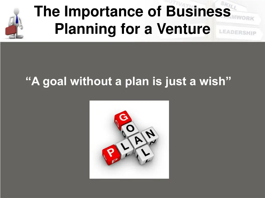 the importance of business planning for a venture