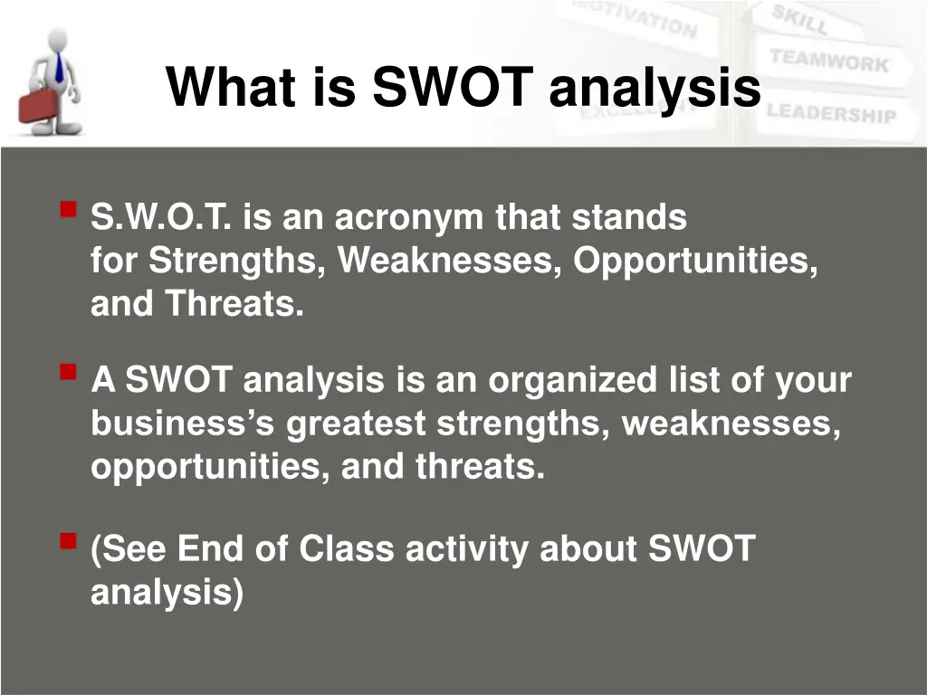 what is swot analysis