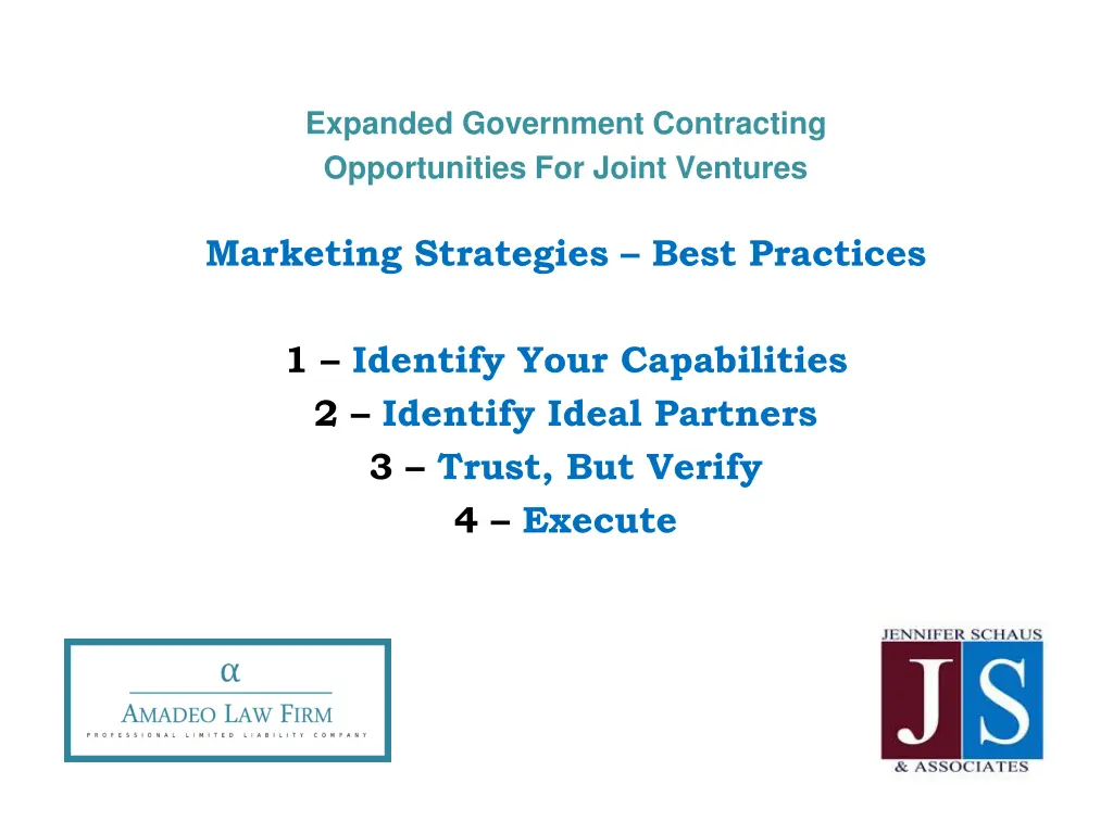 expanded government contracting opportunities 18