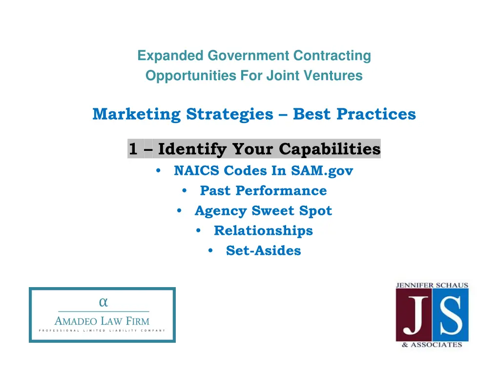 expanded government contracting opportunities 19