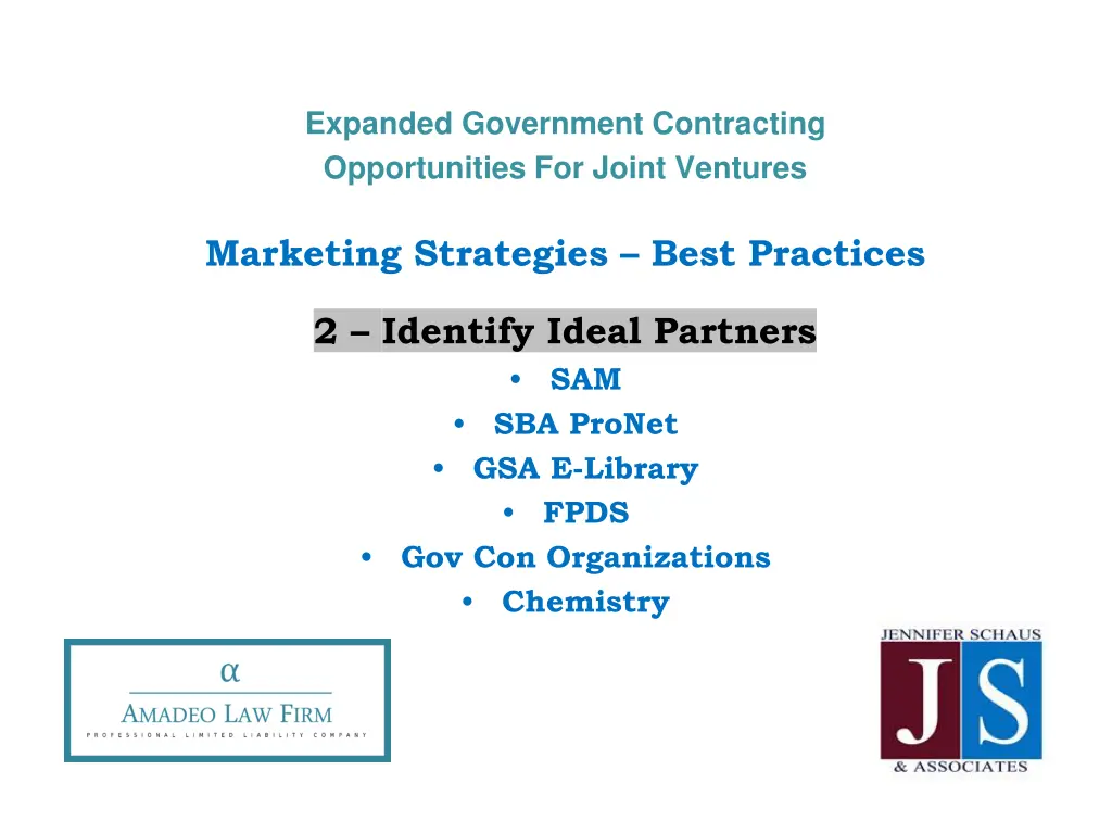 expanded government contracting opportunities 20