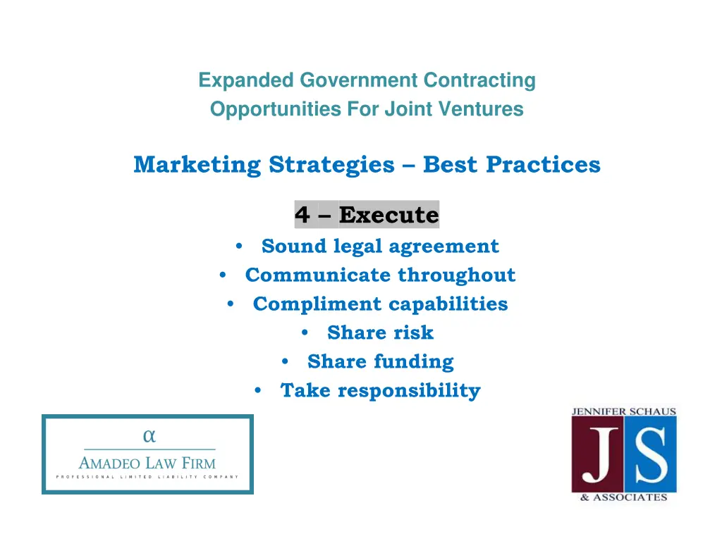 expanded government contracting opportunities 22