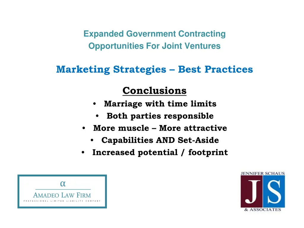 expanded government contracting opportunities 23