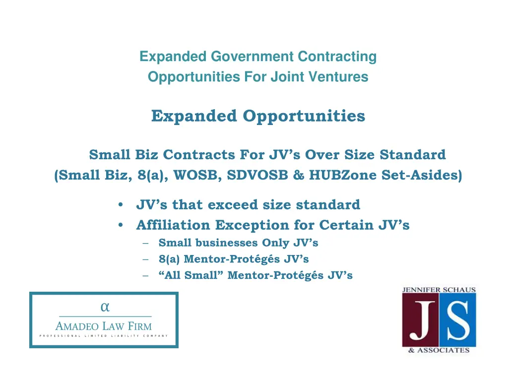 expanded government contracting opportunities 9