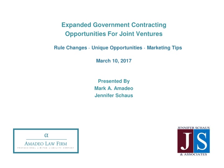 expanded government contracting opportunities