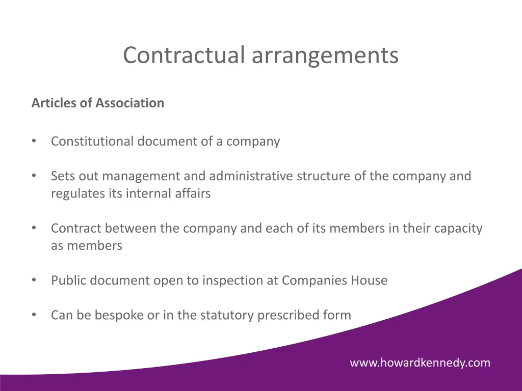 contractual arrangements 3