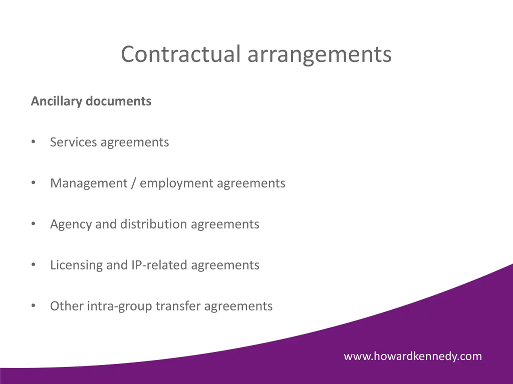 contractual arrangements 5