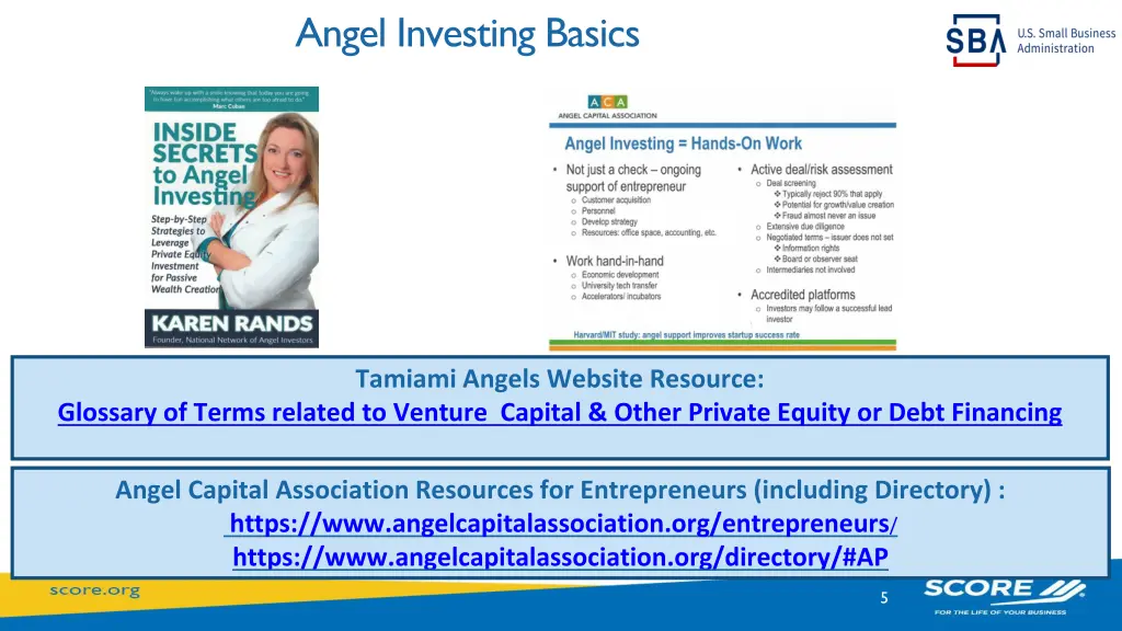 angel investing basics