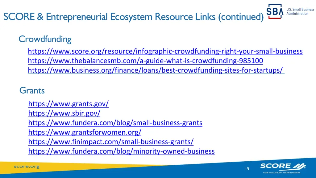 score entrepreneurial ecosystem resource links 1