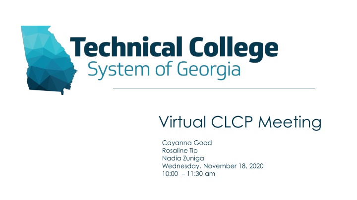 virtual clcp meeting