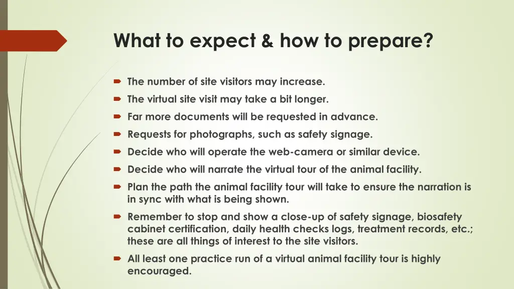 what to expect how to prepare