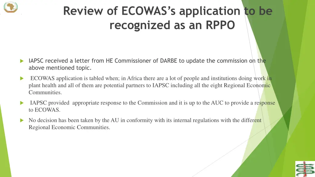 review of ecowas s application to be recognized