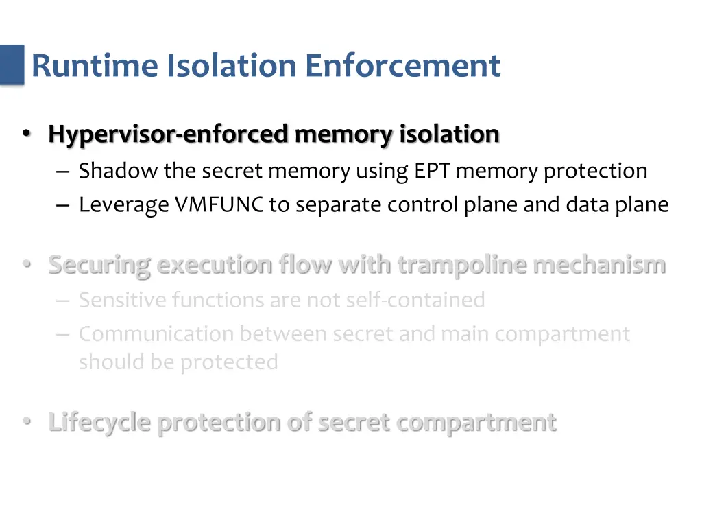 runtime isolation enforcement