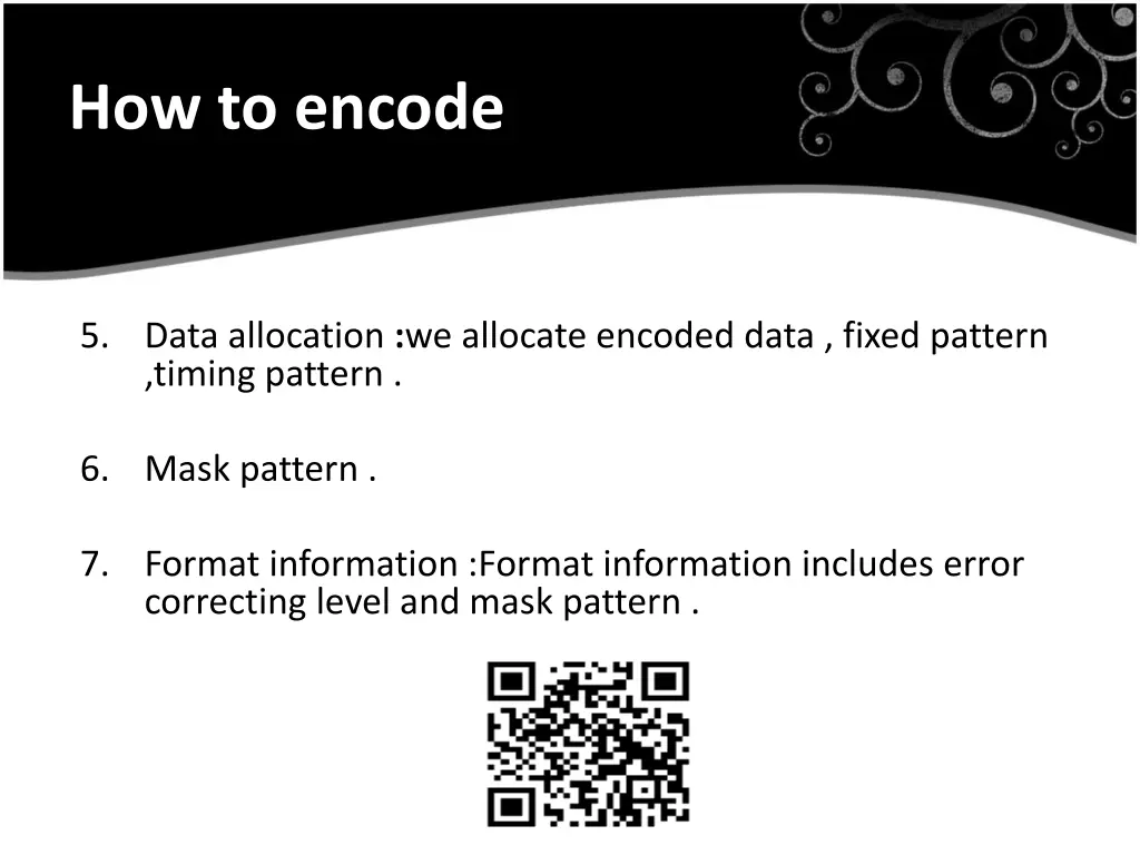 how to encode 1