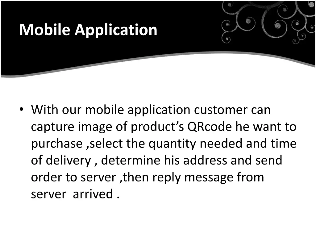 mobile application