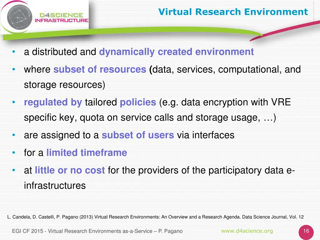 virtual research environment 1