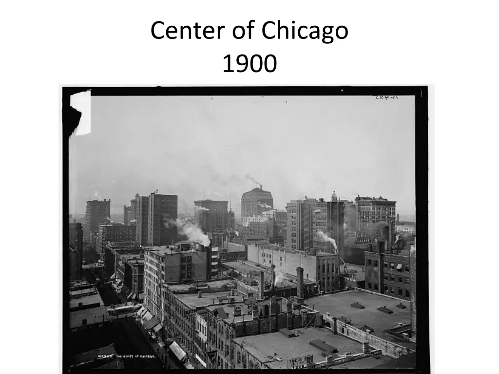 center of chicago 1900