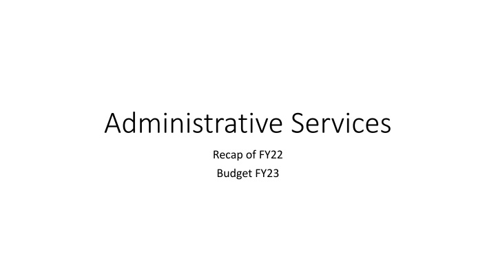 administrative services