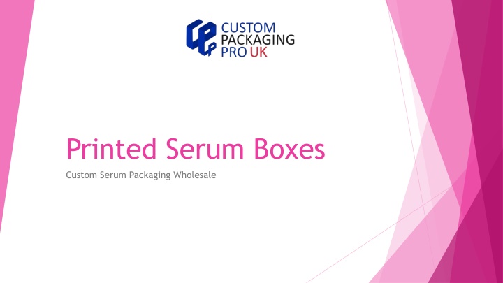 printed serum boxes custom serum packaging