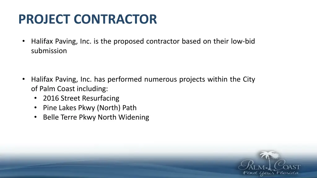 project contractor