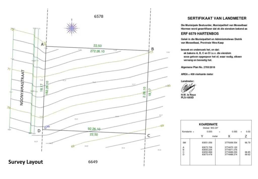 survey layout