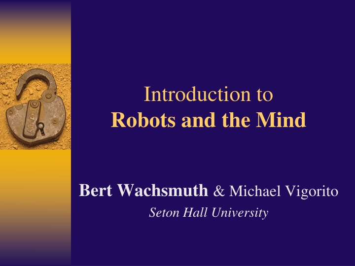 introduction to robots and the mind