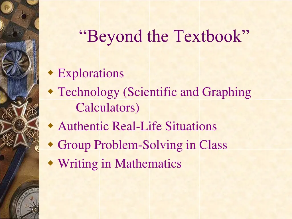 beyond the textbook