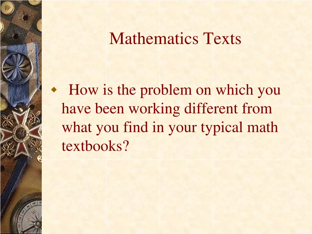 mathematics texts