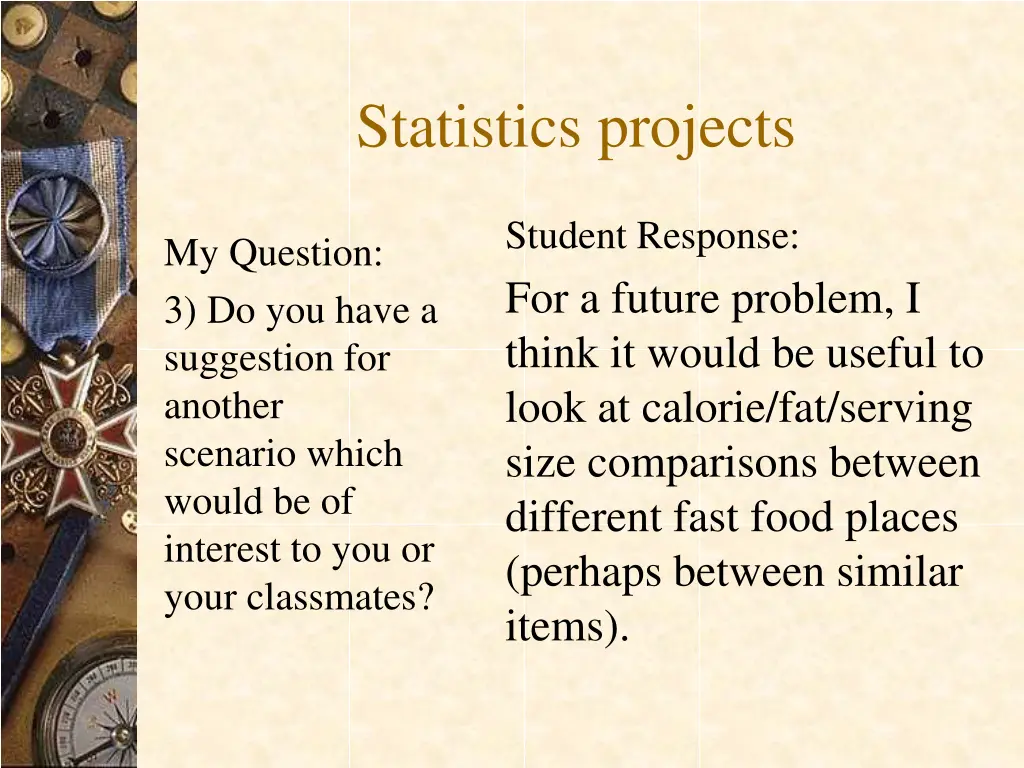 statistics projects