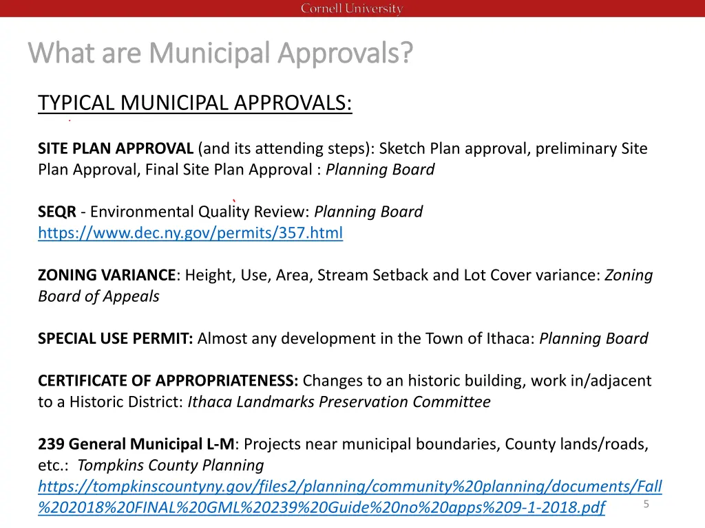 what are municipal approvals what are municipal