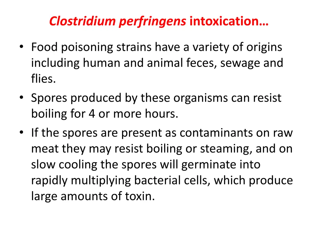 clostridium perfringens intoxication 1