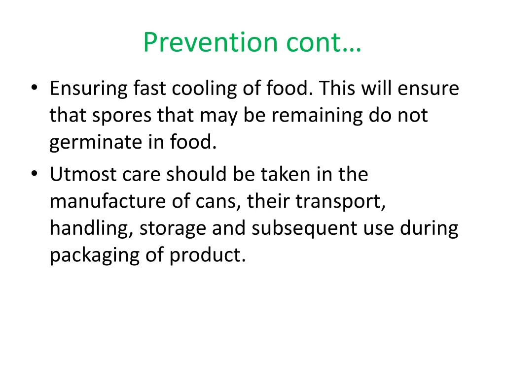 prevention cont