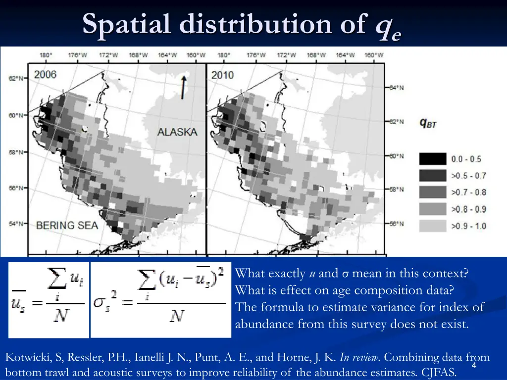 spatial distribution of q e