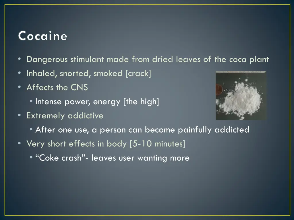 cocaine