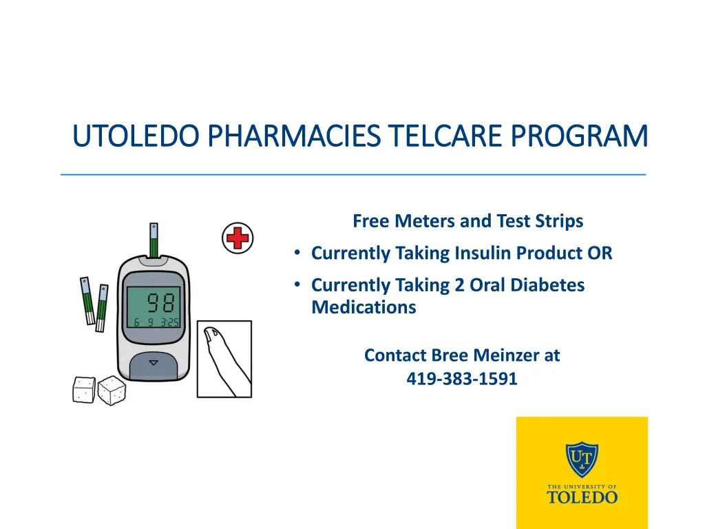 utoledo pharmacies telcare program utoledo