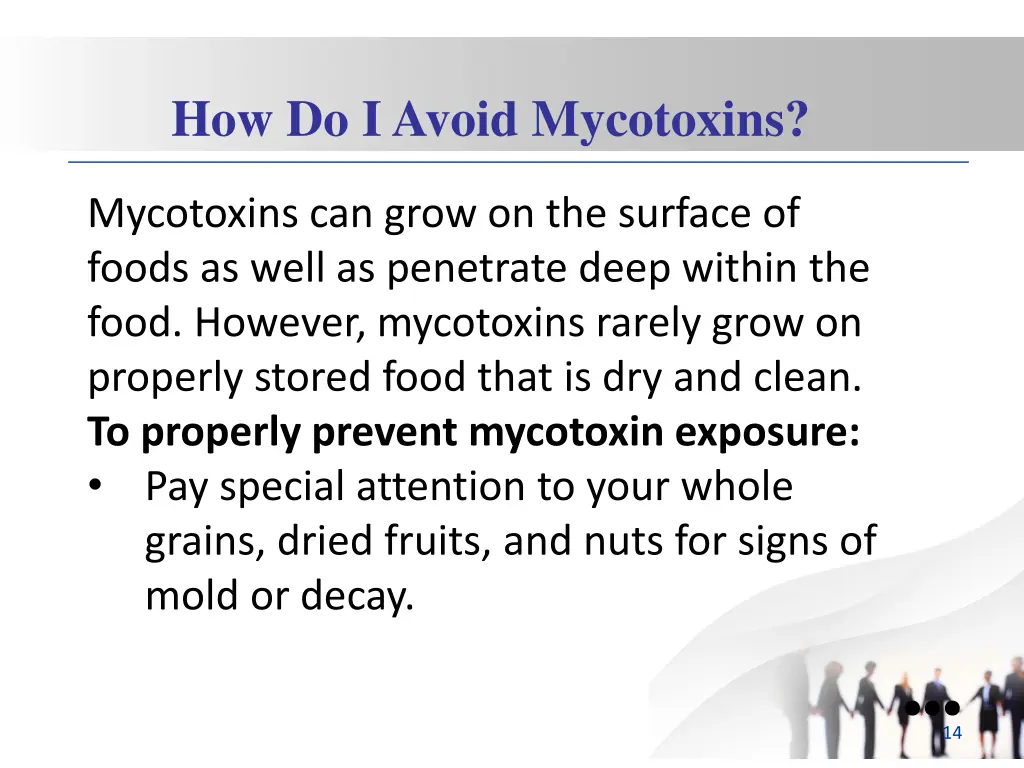 how do i avoid mycotoxins