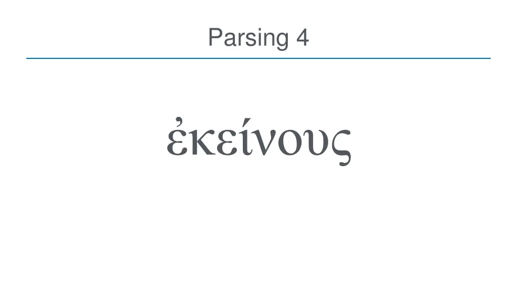 parsing 4