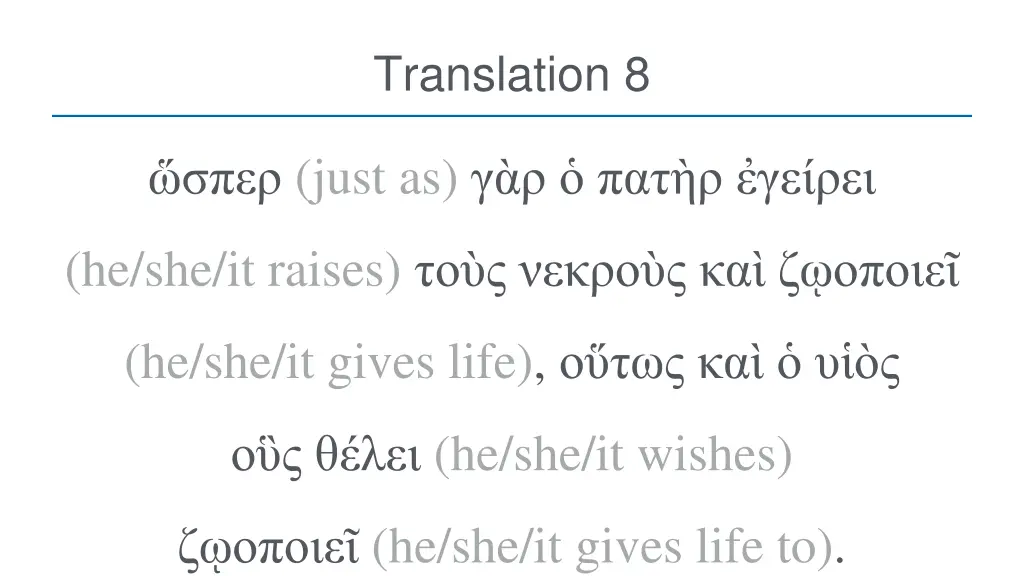 translation 8