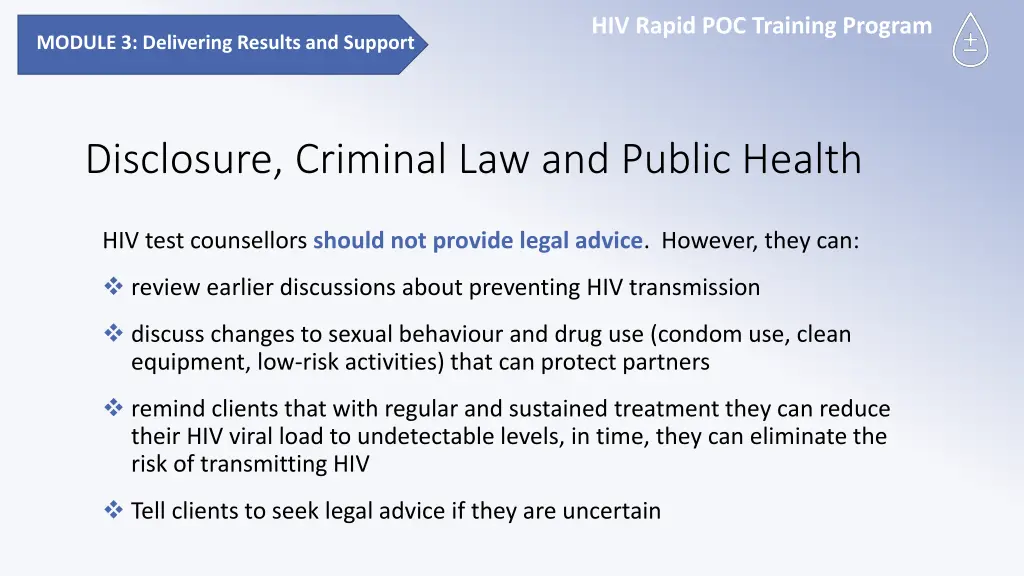 hiv rapid poc training program 10