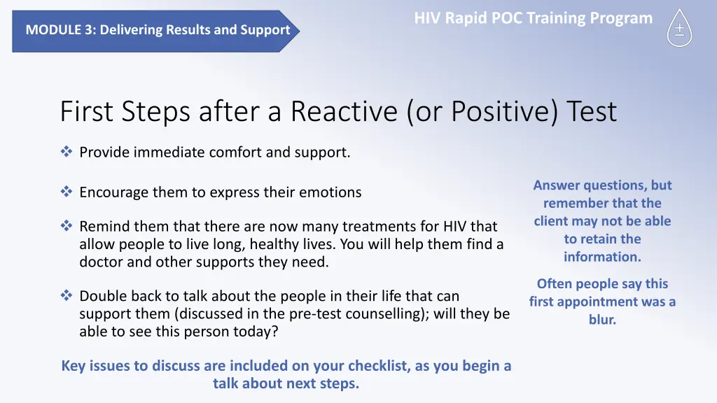 hiv rapid poc training program 2