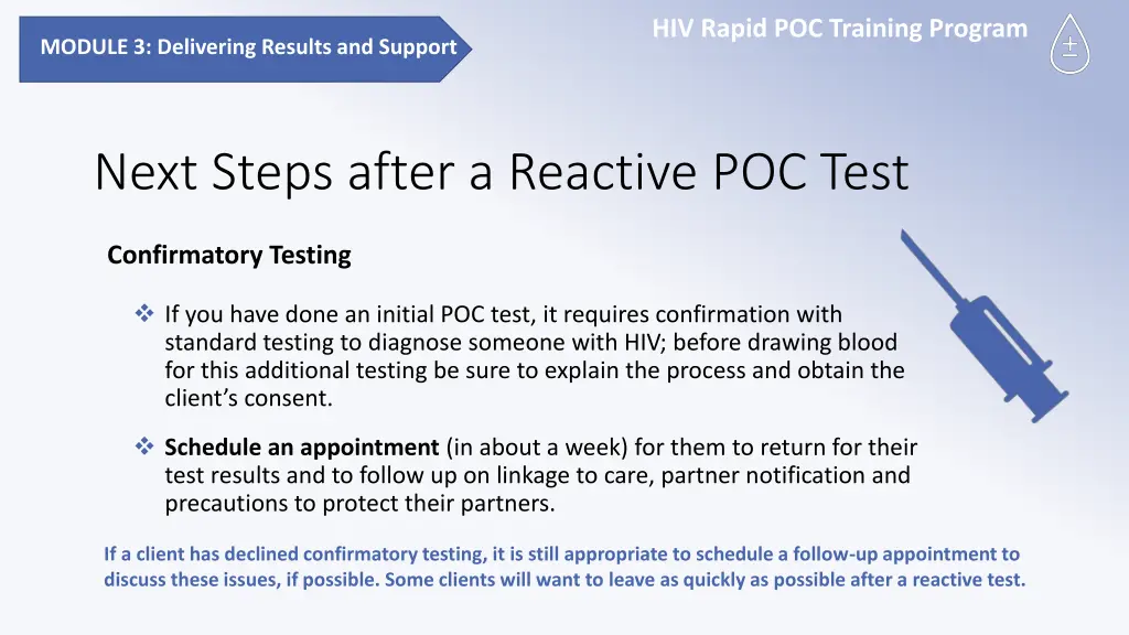 hiv rapid poc training program 5