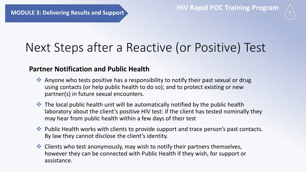 hiv rapid poc training program 6