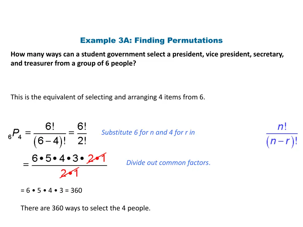 example 3a finding permutations