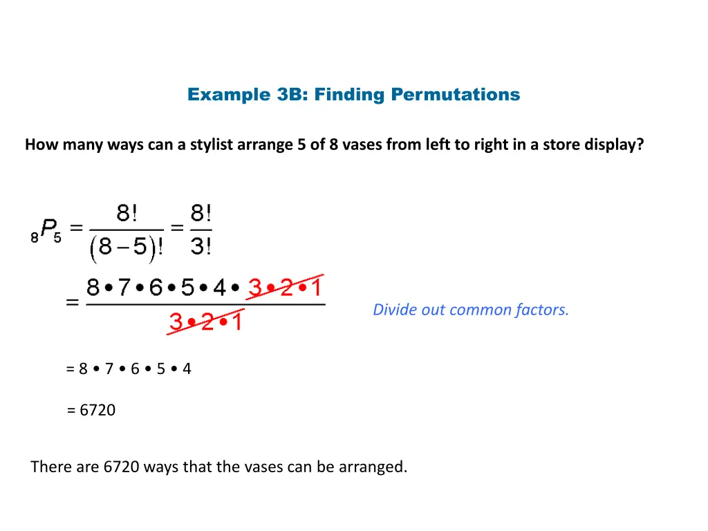 example 3b finding permutations