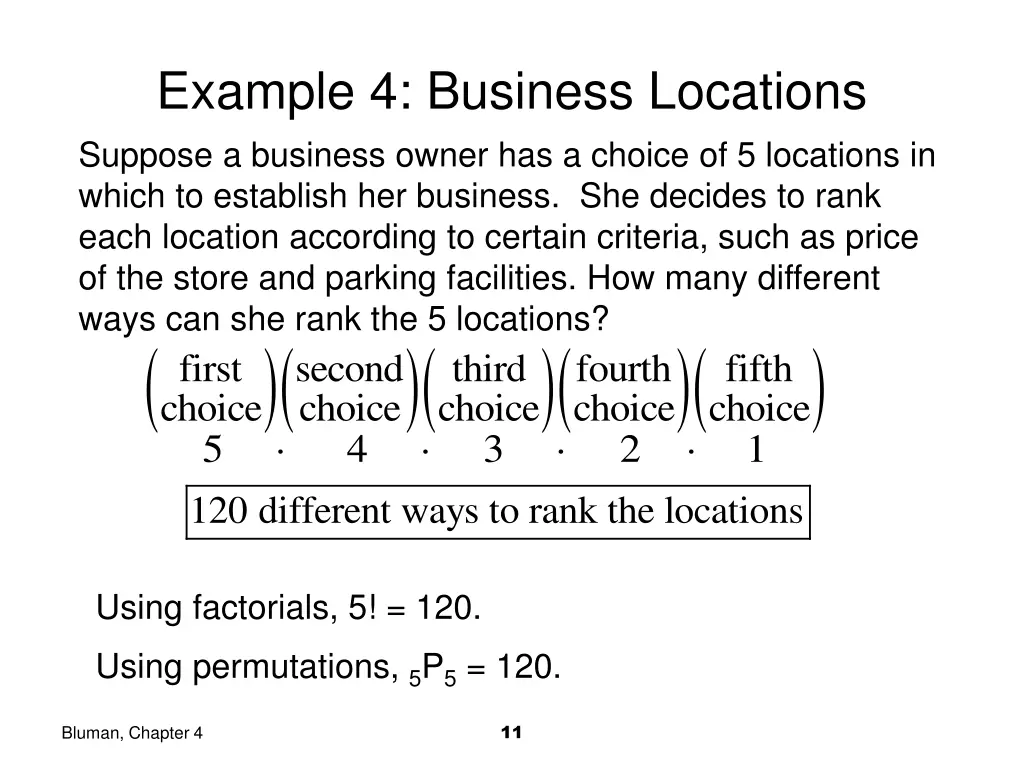 example 4 business locations suppose a business